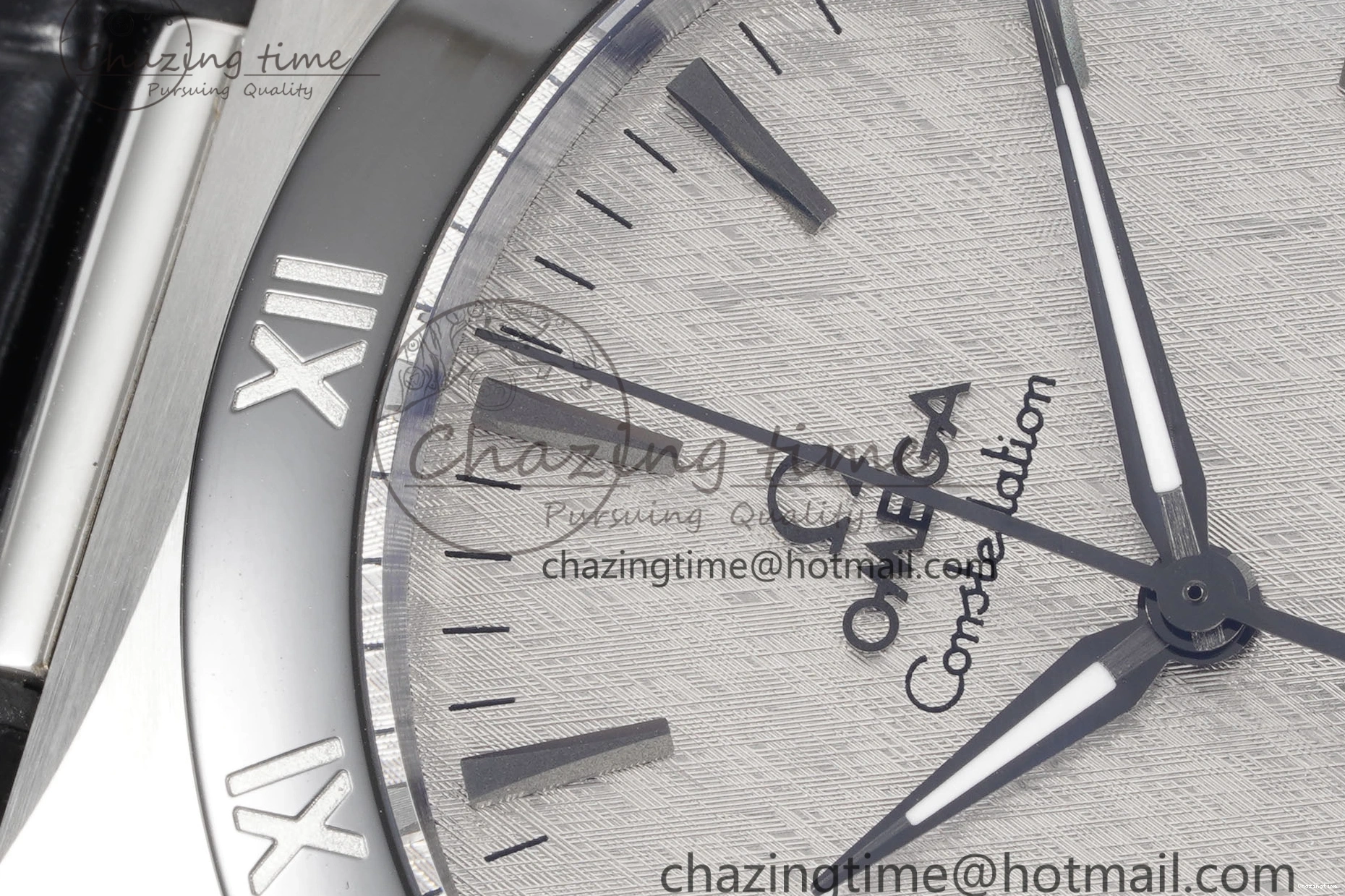 0403 GoAnywhere Constellation Black Ceramic SS 8F 1:1 Best Edition White Textured Dial on Black Gummy Strap A 7803